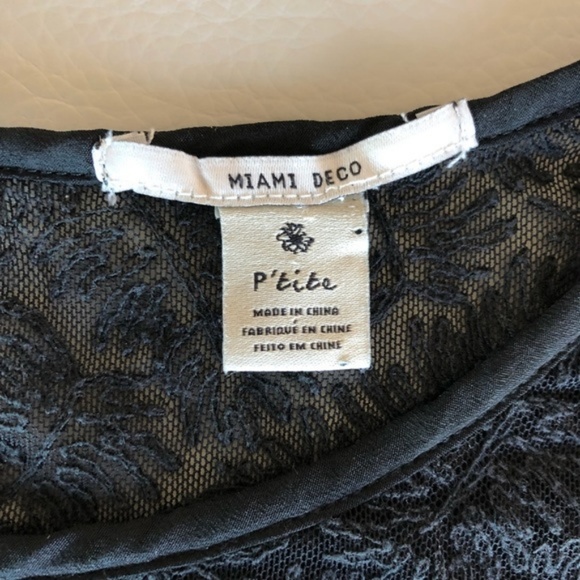 Scotch & Soda Maison Scotch Leopard and Lace Top - Picture 3 of 5